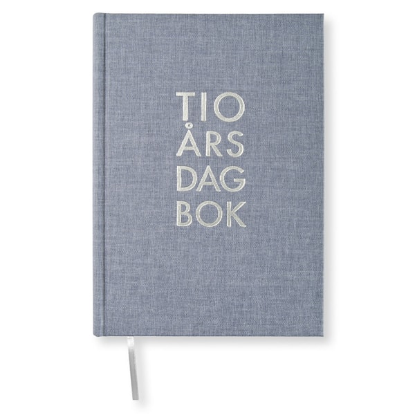 10-Års Dagbok A5 Denim Paperstyle