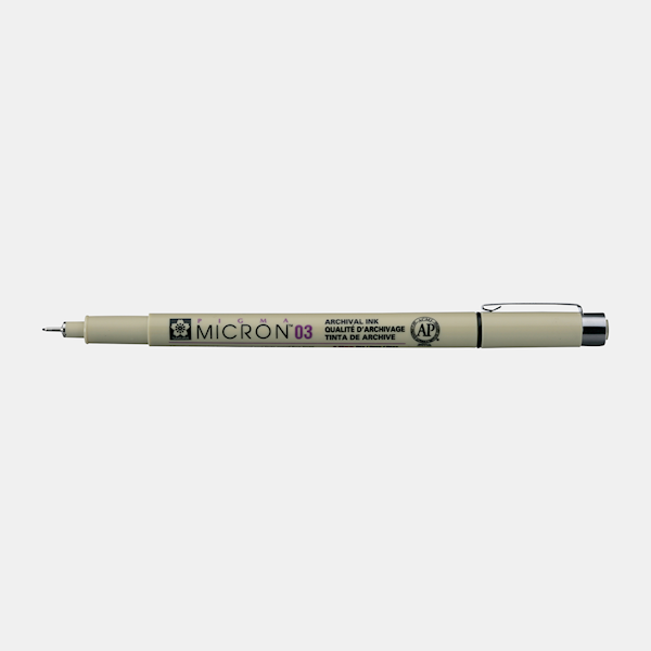 Sakura Pigma micron 03 #49 sort