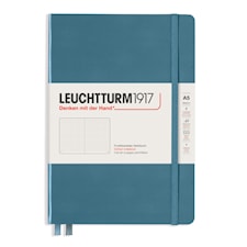 Notatbok A5 Hard Dotted Stone Blue Leuchtturm1917