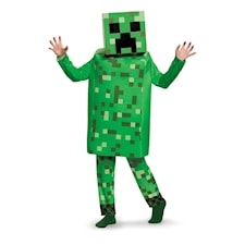 Minecraft Creeper, Maskeraddräkt Deluxe, Strl S