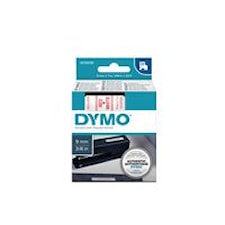 Teippi DYMO D1 9 mm punainen valkoisella
