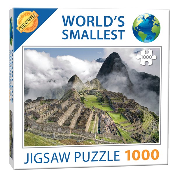 Världens minsta pussel 1000 bitar Machu Picchu