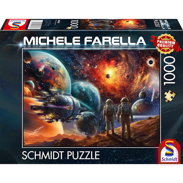 Puslespill Cosmic colours, a journey into space 1000 brikker, Schmidt