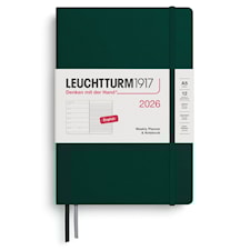 Weekly Planner & Notebook 2026 A5 Forest Green Leuchtturm1917