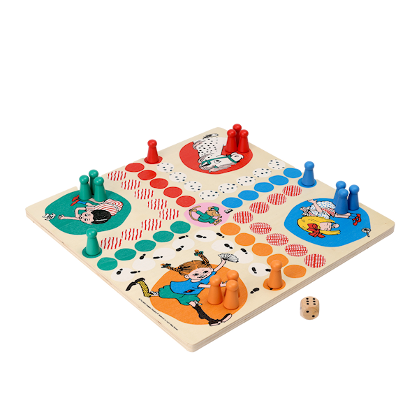 Pippi Langstrømpe Ludo -  Barnespill - Tre