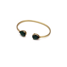 Bud To Rose, Ceylon Armbånd, Grønt og Gull