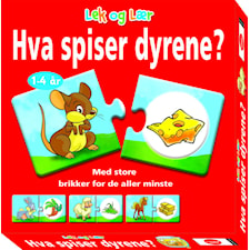 Spill Hva spiser dyrene?, Barnespill