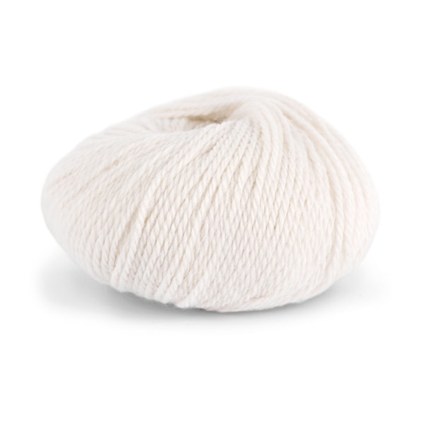 Knit At Home Chunky Alpaca Wool Ullmix 50 g Hvit 605