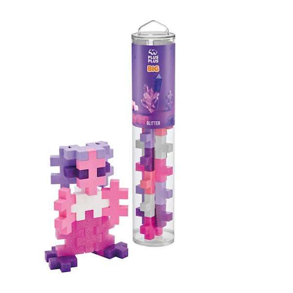 Plus-Plus STOR Glitter Mix / 15 stk. Tube