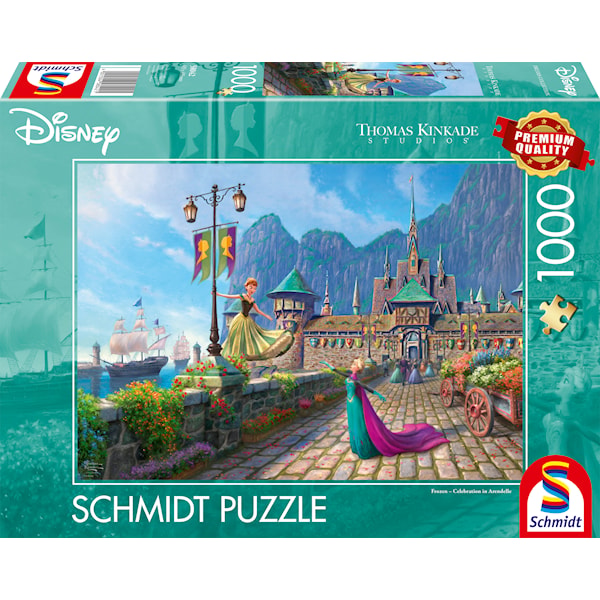 Pussel Disney Frozen Celebrating in Arendelle 1000 bitar Schmidt