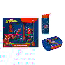 Matboks og Vannflaske Sett Undercover Spider-Man