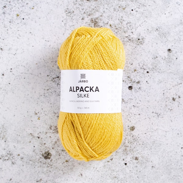 Alpacka Silke 50g Yellow Primrose (16) Järbo
