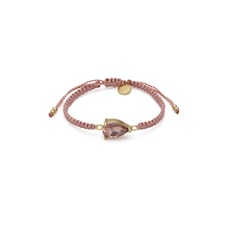 Bud To Rose, Capri Armbånd, Rosa og Gull