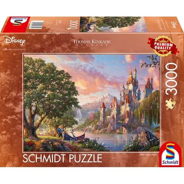 Disney Belle´s Magical World Thomas Kinkade Pussel 3000 bitar Schmidt