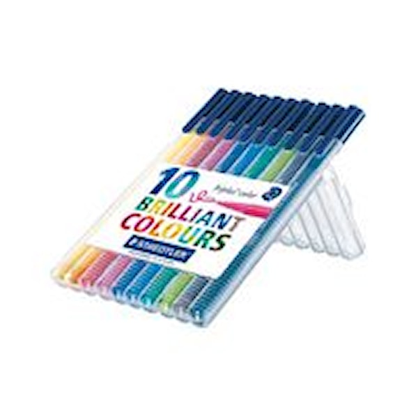 Fineliner STAEDTLER Triplus Color (10 farger)
