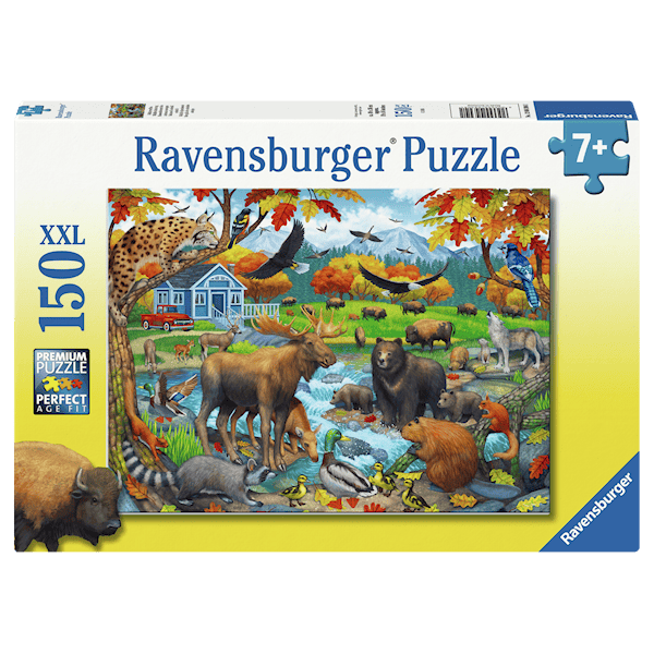Wildlife Gathering Pussel 150 Bitar Ravensburger
