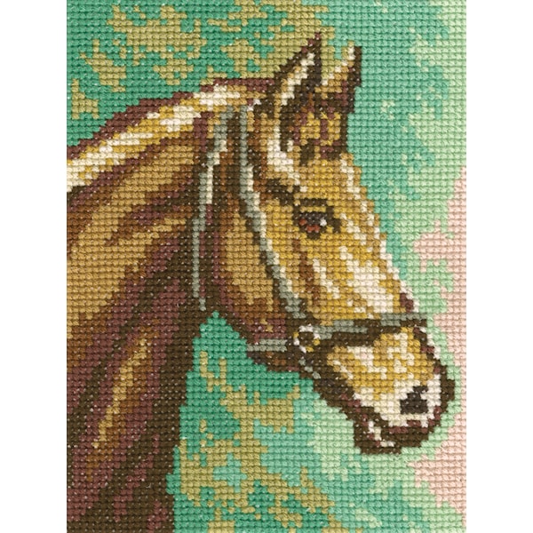 Broderikit en häst 11x15 cm RTO