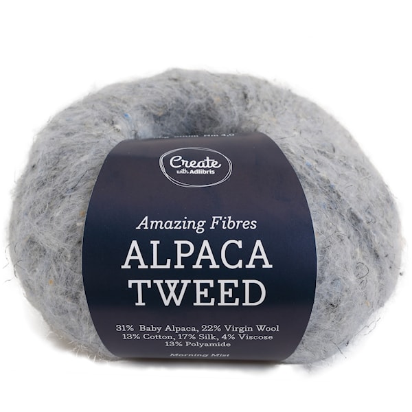 Adlibris Alpaca Tweed 50g Morning Mist A737