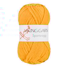 Sportsragg Lanka Villasekoitus 50 g Keltaine 545 Viking Garn