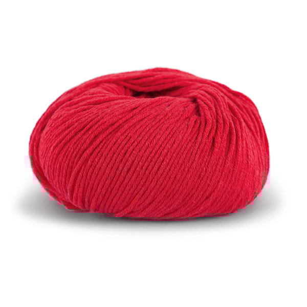 Knit At Home Classic Cotton Merino Ullmix 50 g Rød 822