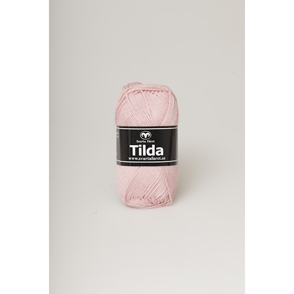 Svarta Fåret Tilda Garn Bomullsmix 50g rosa 541