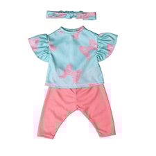 Blus Byxor och Hårband till Docka 41-46 cm Lillan & Friends