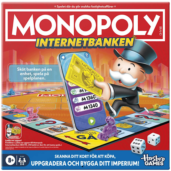 Monopoly App Banking Sällskapspspel Hasbro (SE)