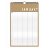 Monthly Planner Beige, Odaterad, Design Letters