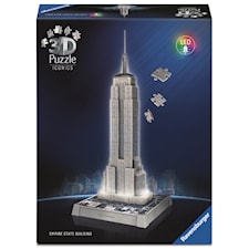 Iconic Empire State Building Light 3D-Pussel 216 Bitar, Ravensburger