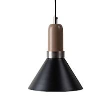 ByOn Yumi Taklampa Järn/Mässing L:20 x W:20 x H:28 cm Svart/Beige