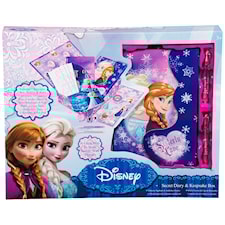 Dagbok i box med tillbehör, Disney Frozen