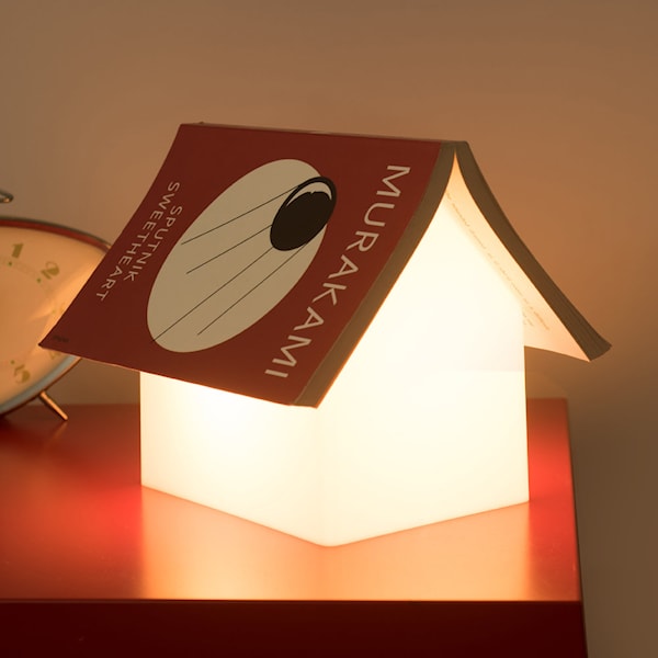Lampe bokstøtte