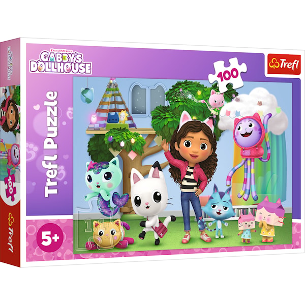 Pussel Gabby´s Dollhouse 100 bitar, Trefl