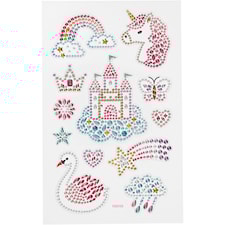 Timanttitarrat, yksisarvisten maailma, arkki 10x16 cm, 1 ark