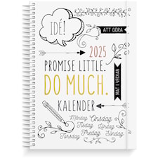 Kalender 2025 A5 Doodle Burde