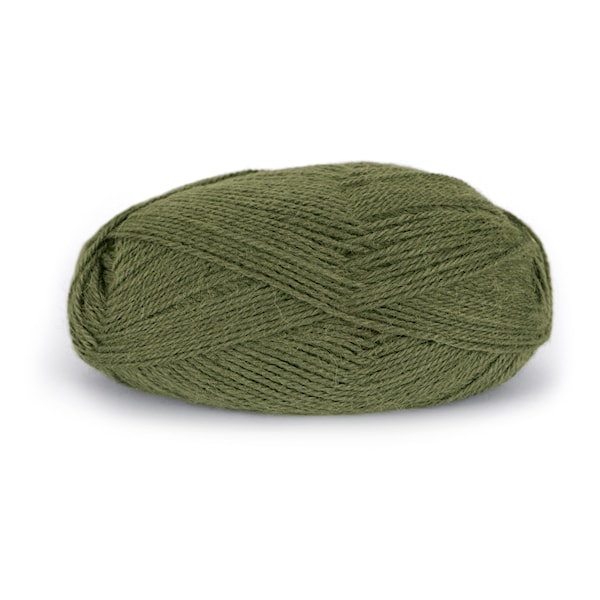 Du store Alpakka Tynn 50 g Army Grønn 144