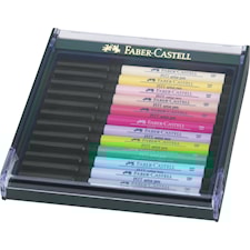 Soft Brush Pen Pitt Artist Faber-Castell Gave-etui 12 St Pastellfarger