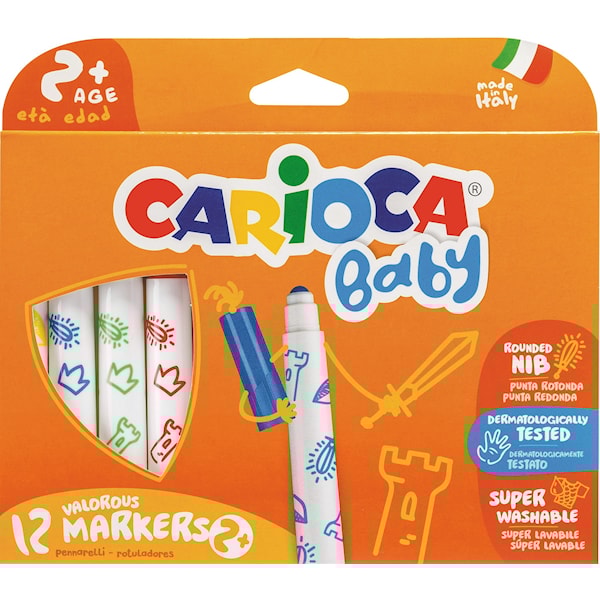 Jumbo fiberpenner Carioca Baby Kärnan