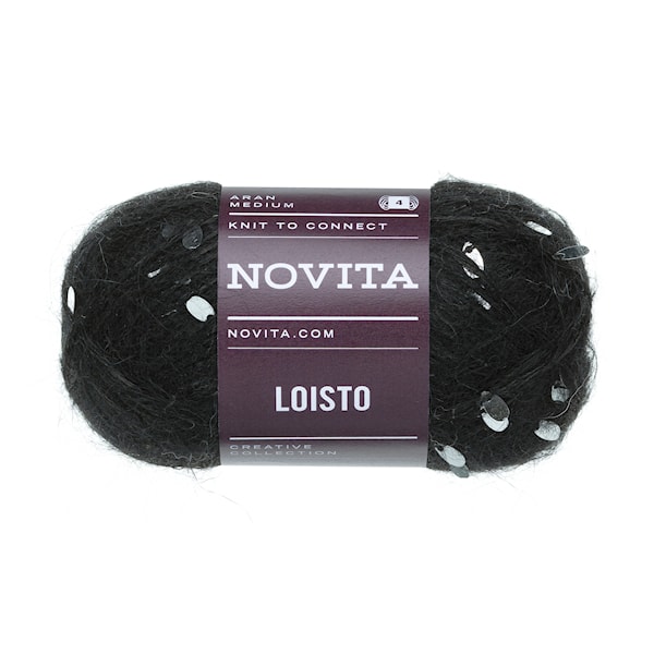 Loisto Paljettgarn 50g Skygga 0991 Novita