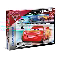 Puslespill Metallic, Biler 3, 104 brikker, Clementoni