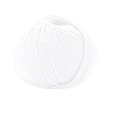 Maxi Soft Merinovilla 50 g Bianco 10001 Lana Gatto