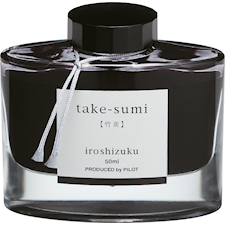 Musta Sävyt Iroshizuku-muste  Musta Take-Sumi 50 ml Pilot