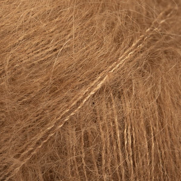 Kid- Silk Uni Color Garn Mohair Silke 25 g toffee 51 Drops