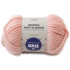 Adlibris BRIS Merino Soft & Quick Garn Ullmix 150g Perfect Peach A169