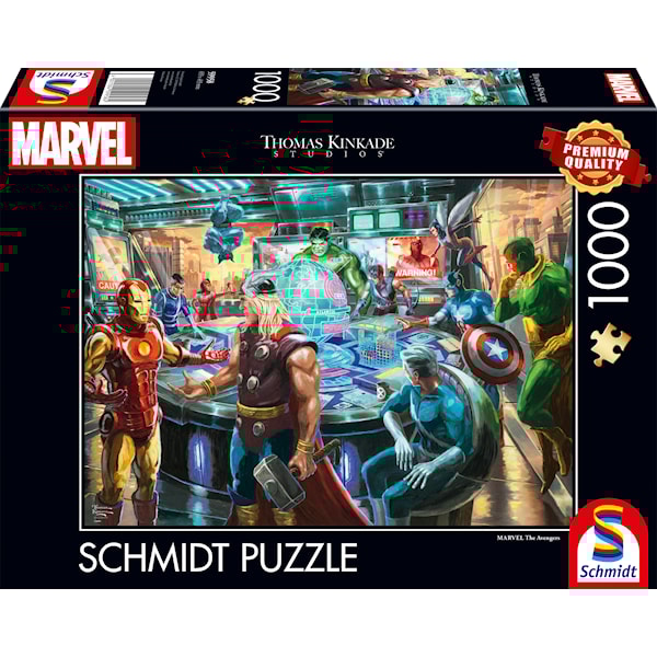 Marvel Avengers Puslespill 1000 brikker, Schmidt