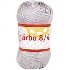 Järbo 8/4 50g Bomullsgarn Silvergrå (32086)