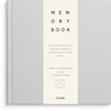Memory Book Textile Unlined Grey Burde