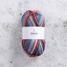 Raggi Garn Ullmix 100 g Burnt Film 253  Järbo