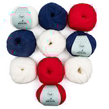 Color Pack Adlibris Merini Garn 50g Pippi Mix 10-pack