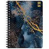 Kalender A6 Black Marble 2026 Almanacksförlaget